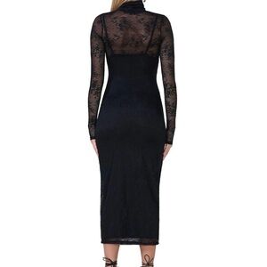 AFRM Shailene lace dress black